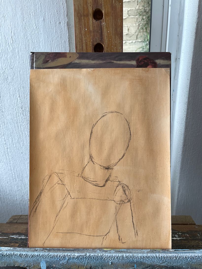 Realmente estoy muy emocionado con este nuevo proyecto! estoy haciendo un autorretrato. Gracias Aidan!