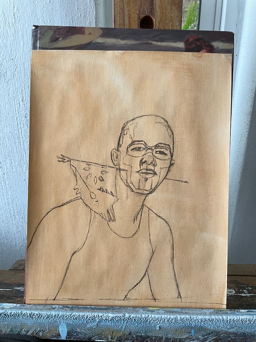 aun siento que estoy por terminar de encajar mejor los elementos en el rostro pero ya casi! 