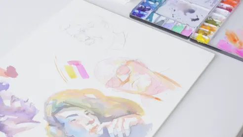 Aggiungete tonalità chiare con un mix di rosa e giallo.