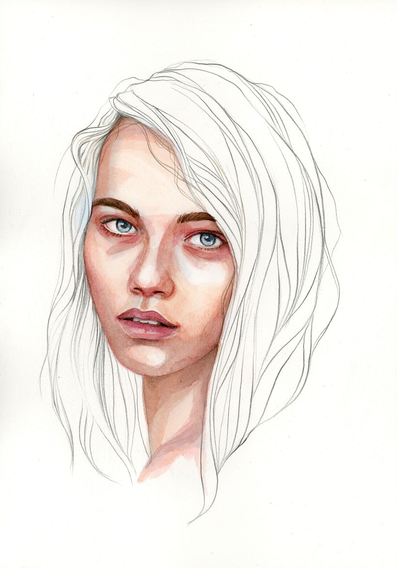 Portrait in Watercolor