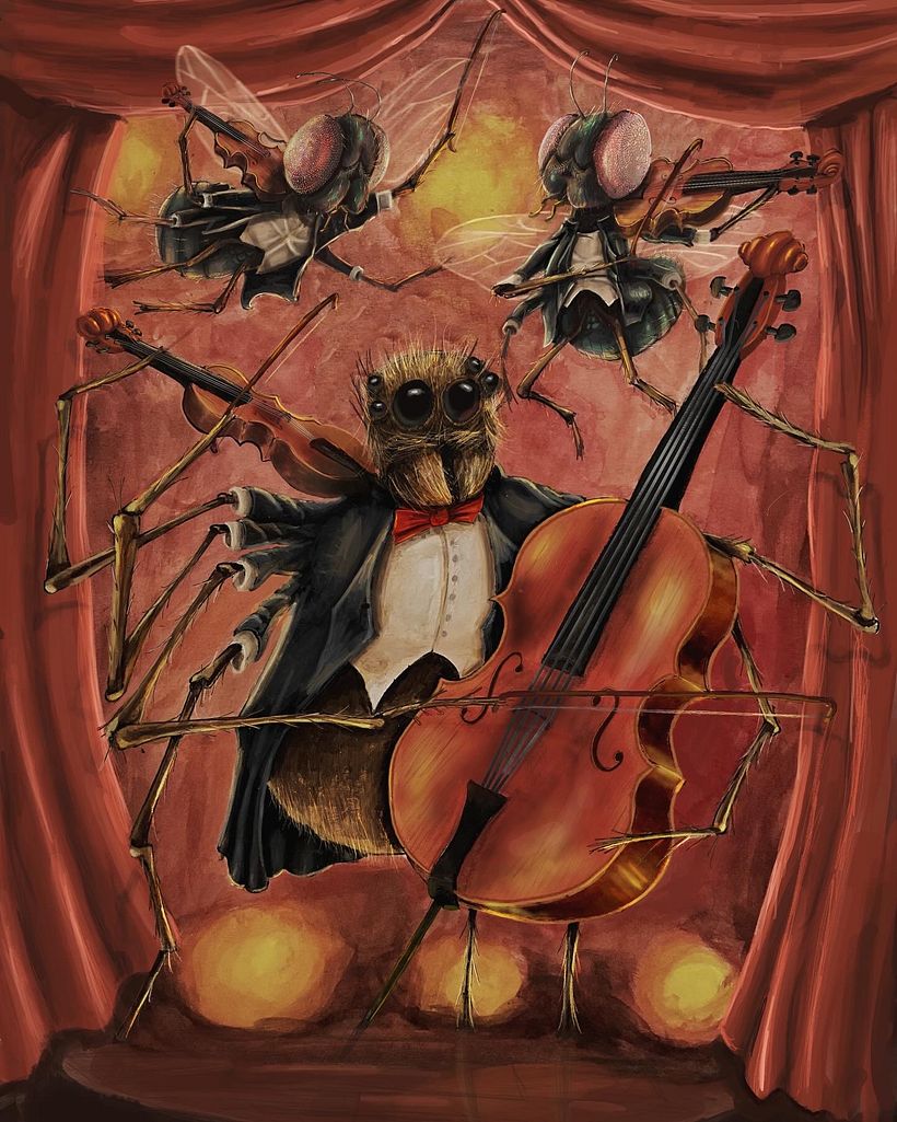 My project for course: Illustrating Fantastical Animals with Procreate 9