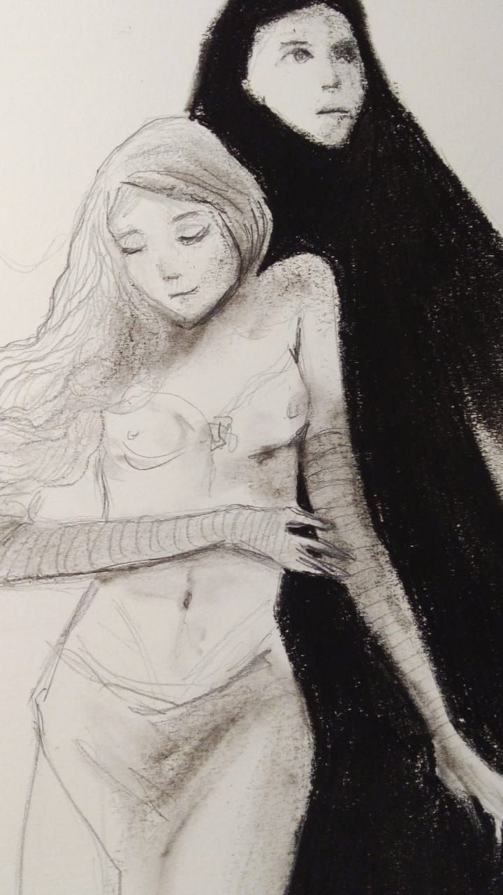 My first charcoal drawing for the class