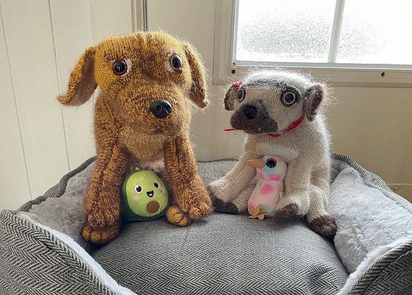 Mon projet du cours : Tricot réaliste en laine : créez un chiot en peluche 6