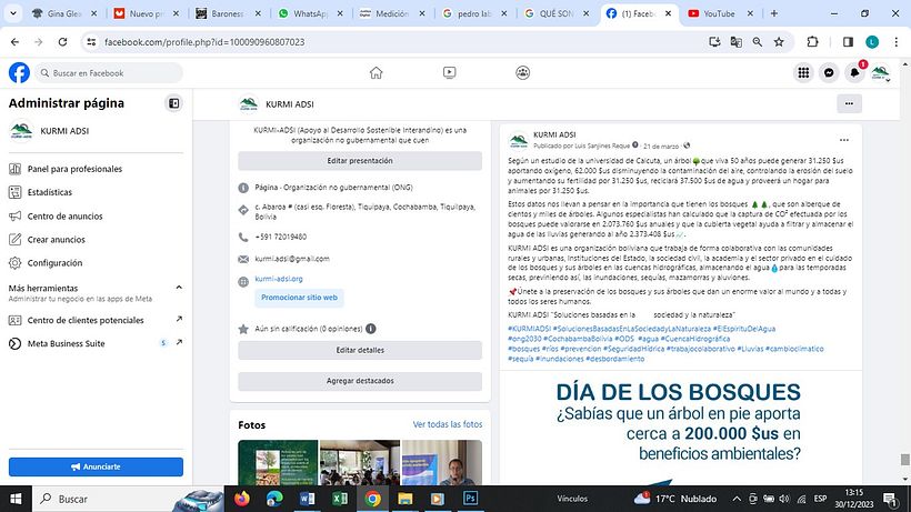 Mi proyecto del curso: Community management para KURMI ADSI 5