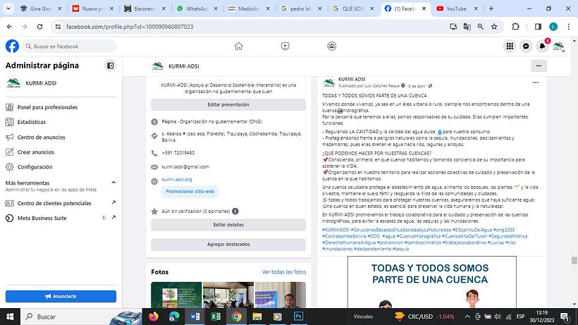 Mi proyecto del curso: Community management para KURMI ADSI 11