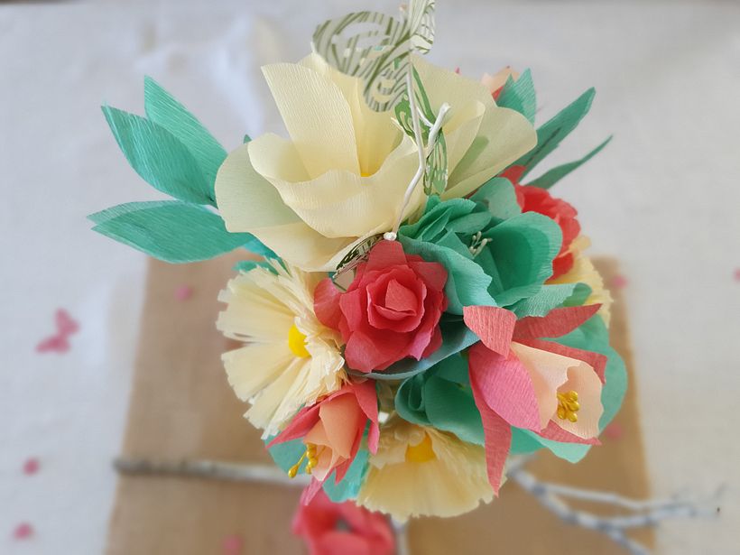 Mon projet du cours : Techniques de création de fleurs en papier 2