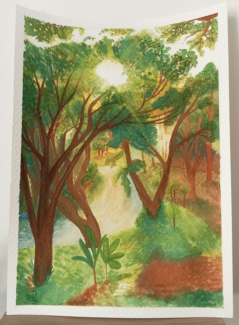 Paisajes de ensueño con acuarela: Plasma la luz