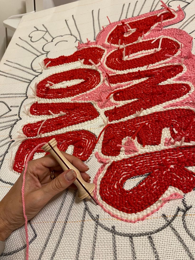 My project for course: Punch Needle for Rug Design 1