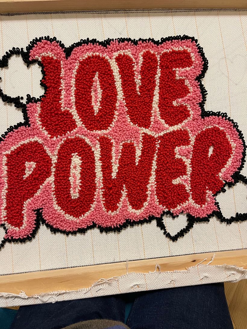 My project for course: Punch Needle for Rug Design 2