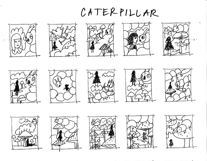 Caterpillar sketches