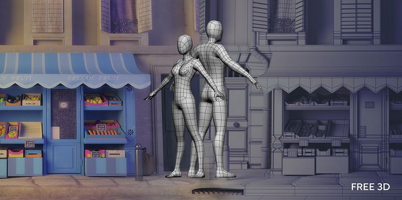 7 webs para descargar modelos 3D gratis para Blender 7