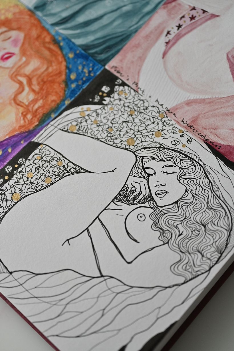 My results from "Illustration Techniques to Unlock your Creativity" 9