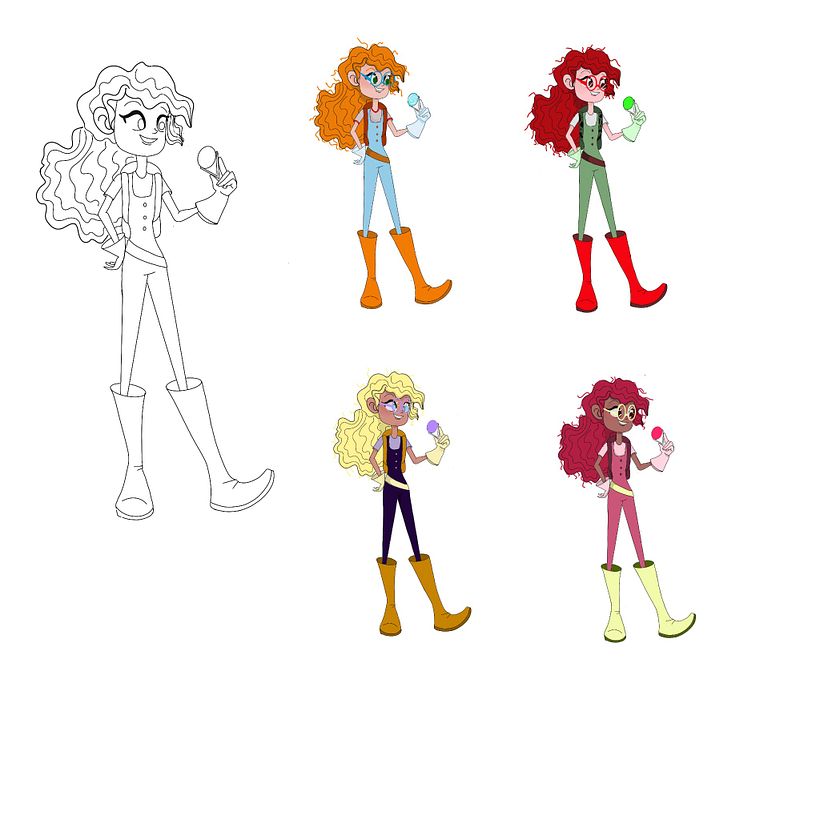 Meu projeto do curso: Design de personagens para animação com Photoshop 3