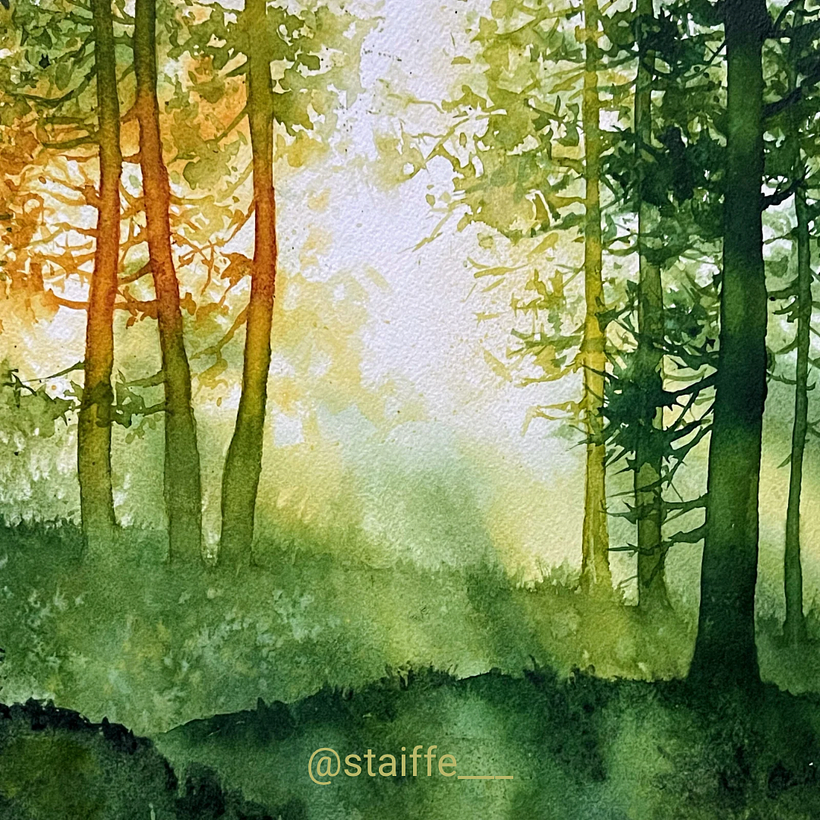 STAIFFE - Mon projet du cours : Paysages oniriques à l'aquarelle : capturez la lumière 5