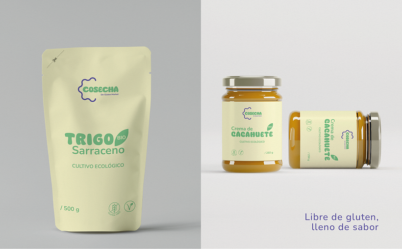 Branding > Cosecha, Gluten free 3