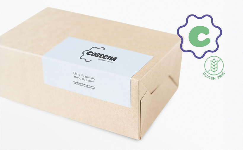 Branding > Cosecha, Gluten free 2