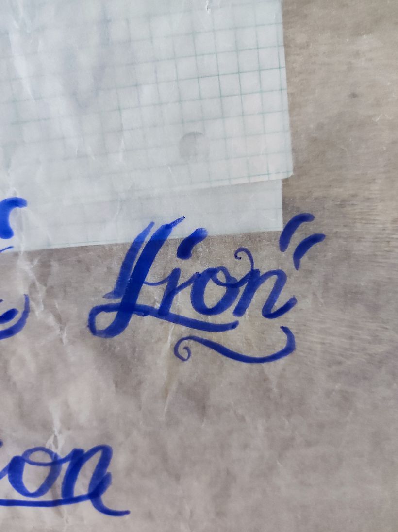 Mi proyecto del curso: Tatuaje a mano alzada de letras cursivas 5