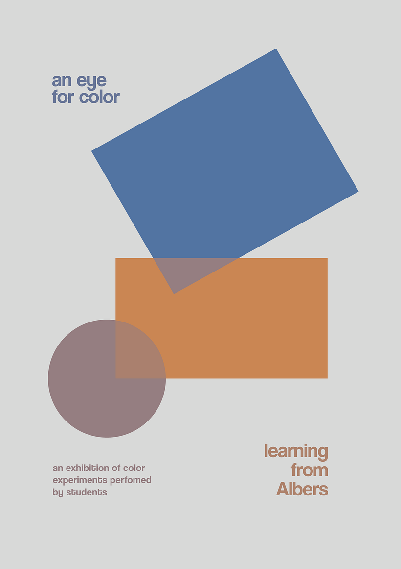 I tried using more shapes on this one, the text colors were chosen by their proximity to a certain shape.