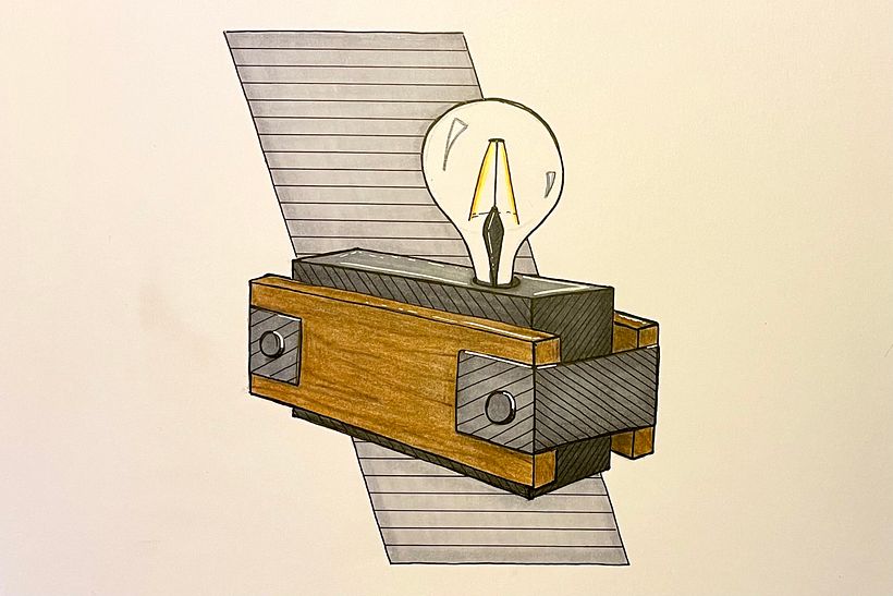 Mein Abschlussprojekt für den Kurs: Technisches Zeichnen: Techniken zur Repräsentation in 3-D 5