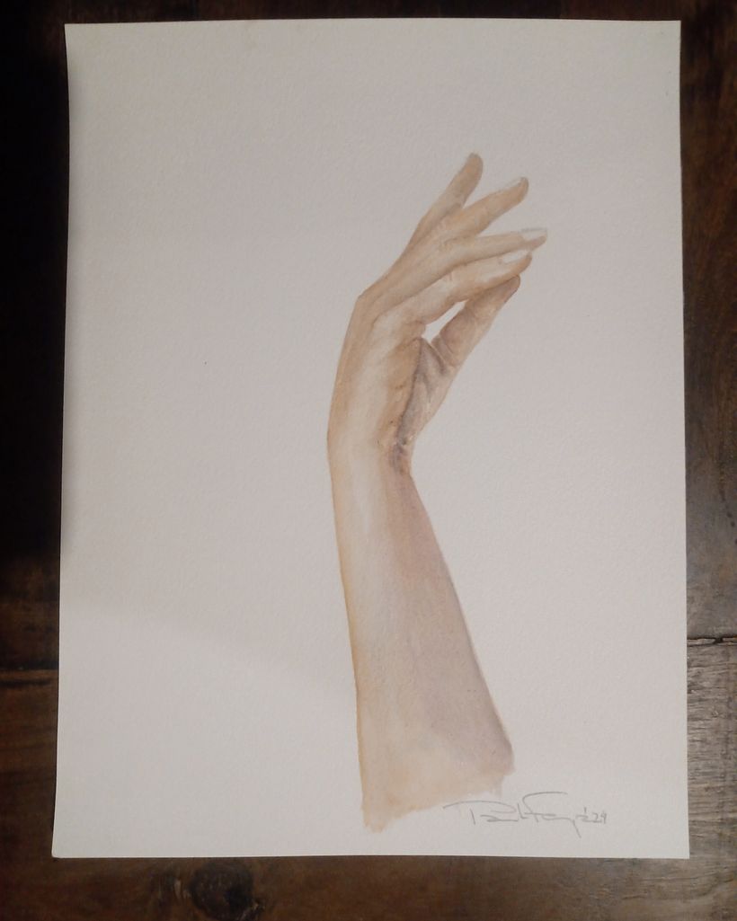 Mi proyecto del curso: Ilustración expresiva de manos en acuarela 3