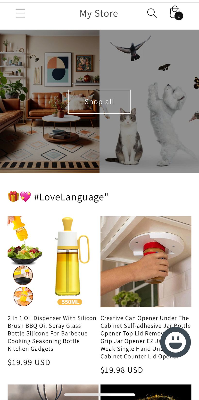 Mi proyecto del curso: Creación de una tienda online con Shopify 1