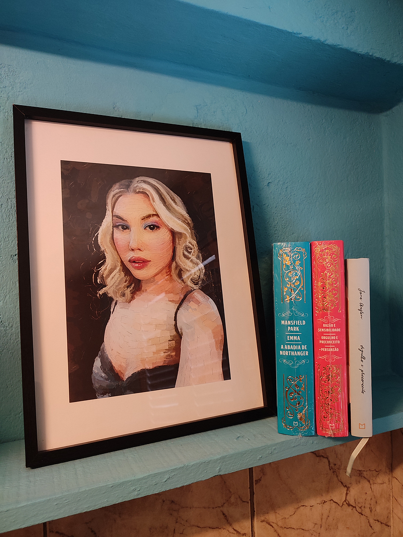 She is Maria Eduarda - My Project in Portrait Painting by Rod Lovell