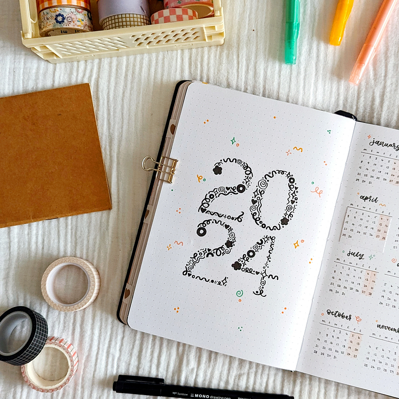 2024 Bullet Journal Set Up - Diseño