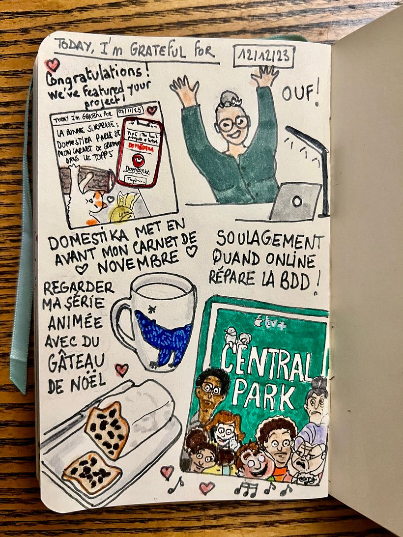Friend's website is rescued ! Domestika features my latest project <3 I begin animated series : Central Park