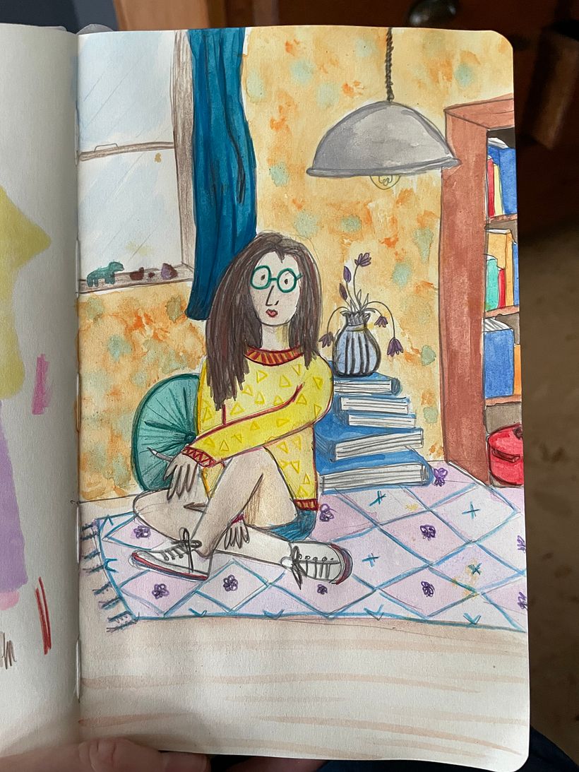Is this the best thing I've ever sketched? No. But did I incorporate everything learned in this class, enjoy the process? Y! 