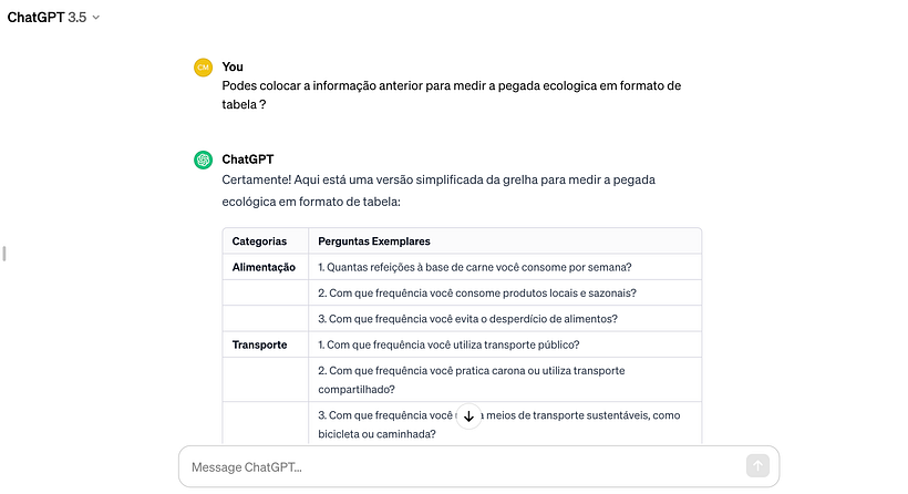 Meu projeto do curso: Como usar o ChatGPT para trabalhar Economia Circular 3