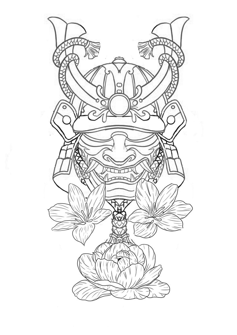 Meu projeto do curso: Desenho de tatuagem blackwork 1