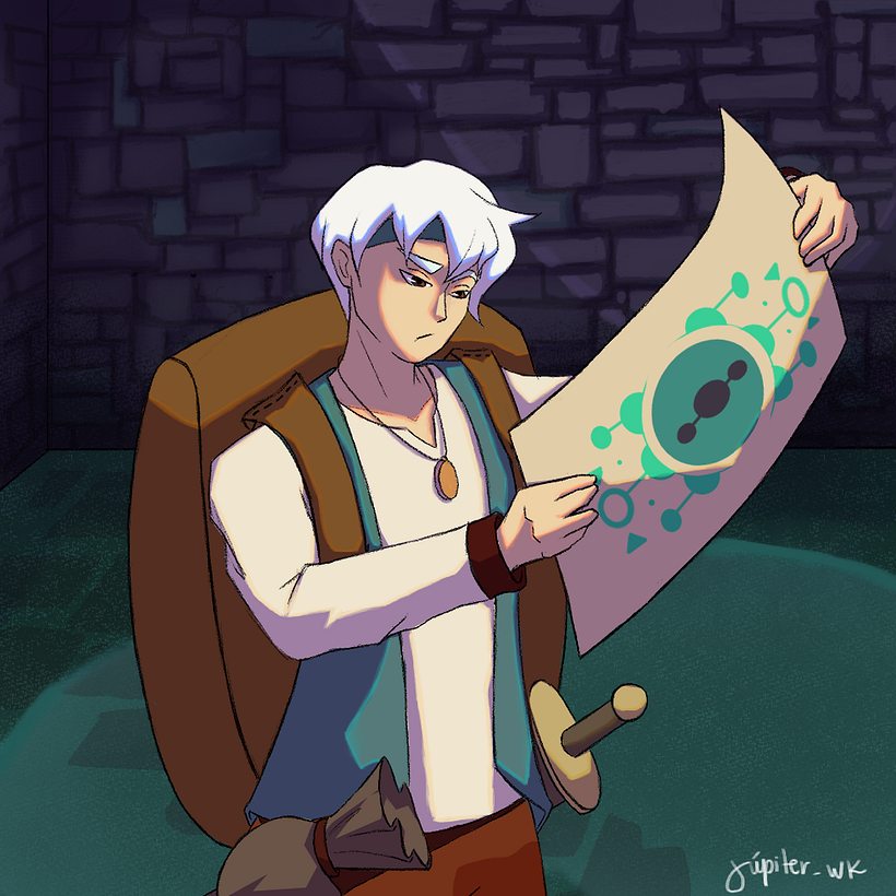 Meu projeto do curso: Ilustração digital de fantasia e ficção científica 2