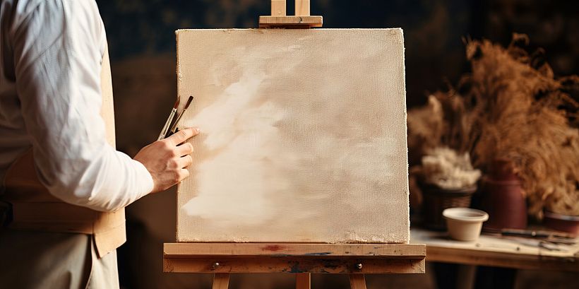 ¿Qué pintar en un lienzo? 8 ideas creativas para pintar. 1