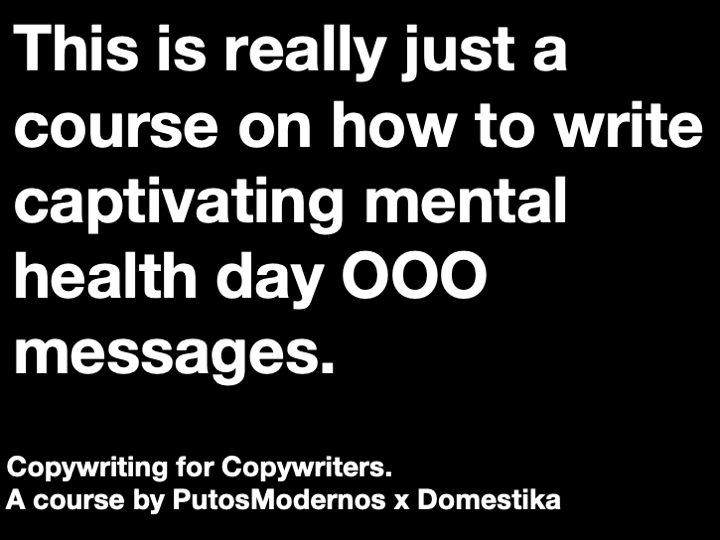 My project for course: Copywriting for Copywriters 7