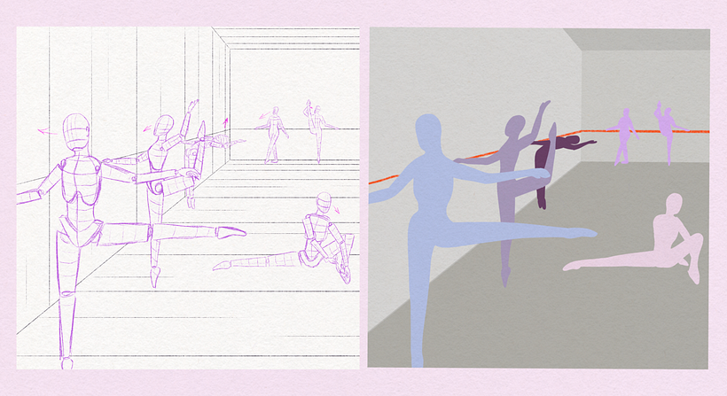 My project for course: Basic Principles of Drawing People from Imagination 2
