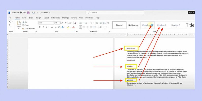 Cómo hacer un índice automático en Word paso a paso 5