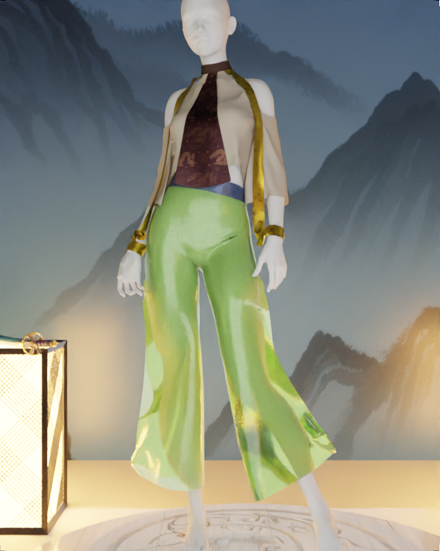 Meu projeto do curso: Moda digital 3D com Marvelous Designer e Cinema 4D 3