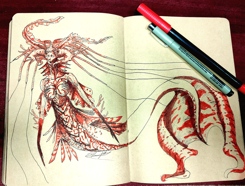 Mi proyecto del curso: Sketchbook fantástico: dibuja personajes desde la imaginación 4