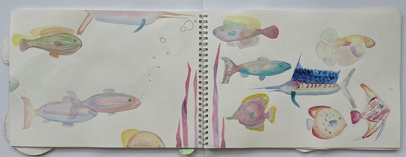 My project for course: Creative Watercolor Sketching for Beginners 8