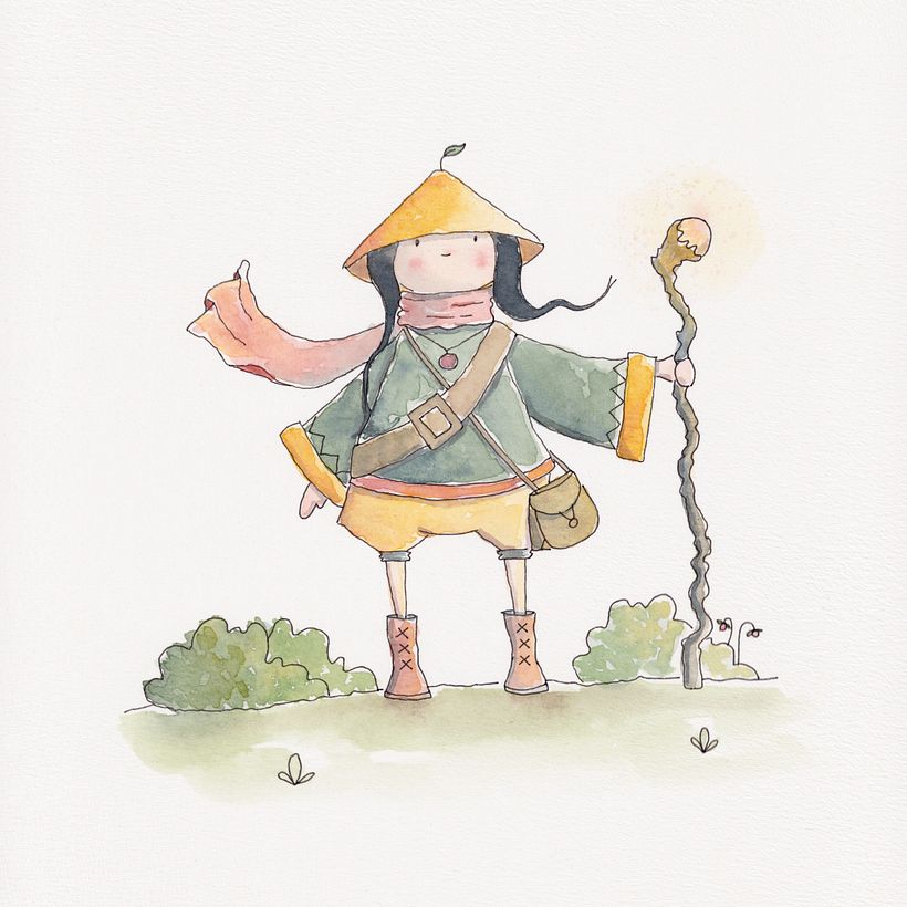 My project for course: Expressive Character Design with Watercolor & Dip Pen 1