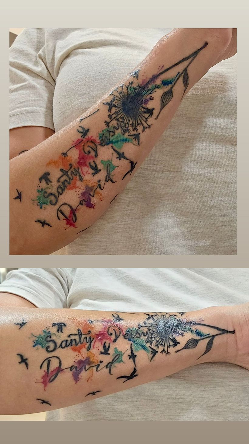 Tatuaje estilo acuarela 2