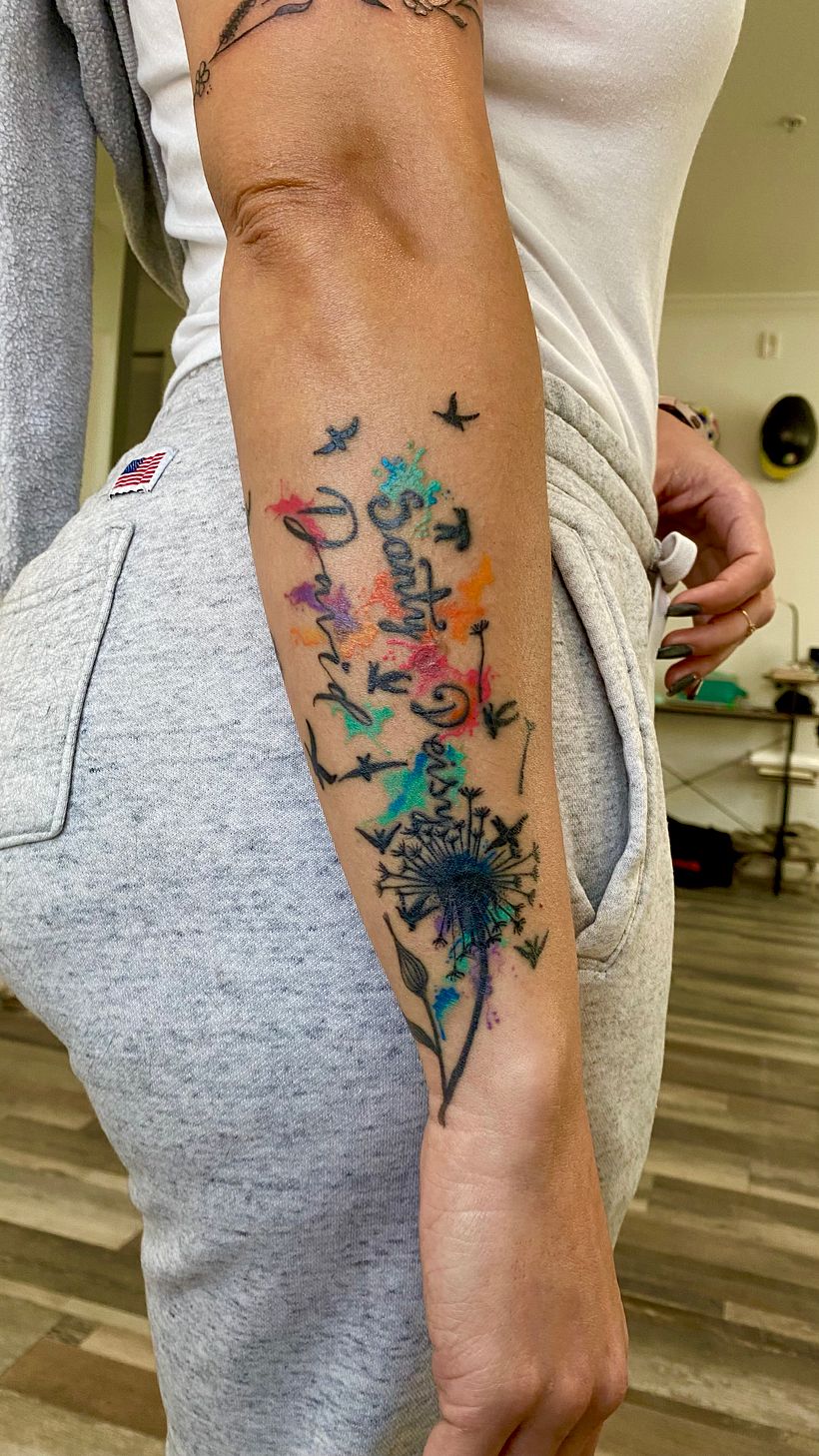 Tatuaje estilo acuarela 1