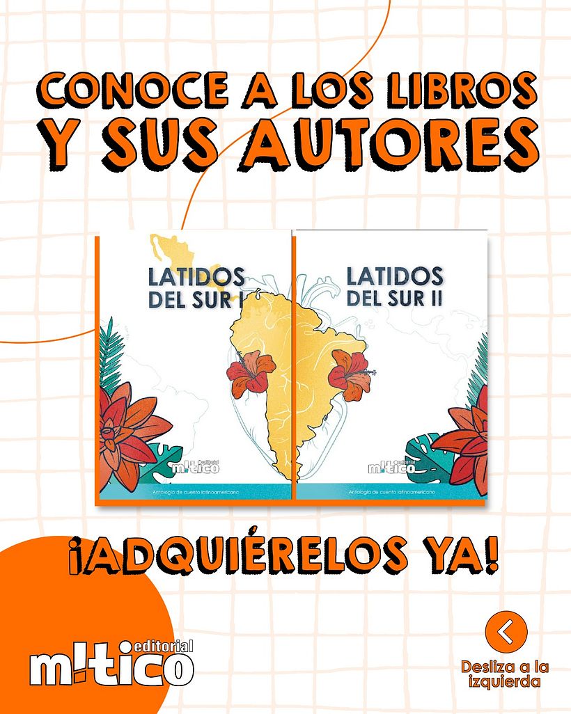 Estas son las portadas e imágenes promocionales de los libros Latidos del sur I y II