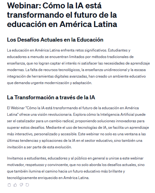 Mi proyecto del curso: Usar Chat GPT para trabajar 12