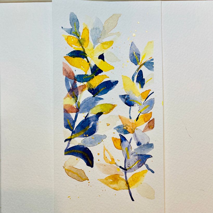 My project for course: Artistic Floral Watercolor: Connect with Nature 2