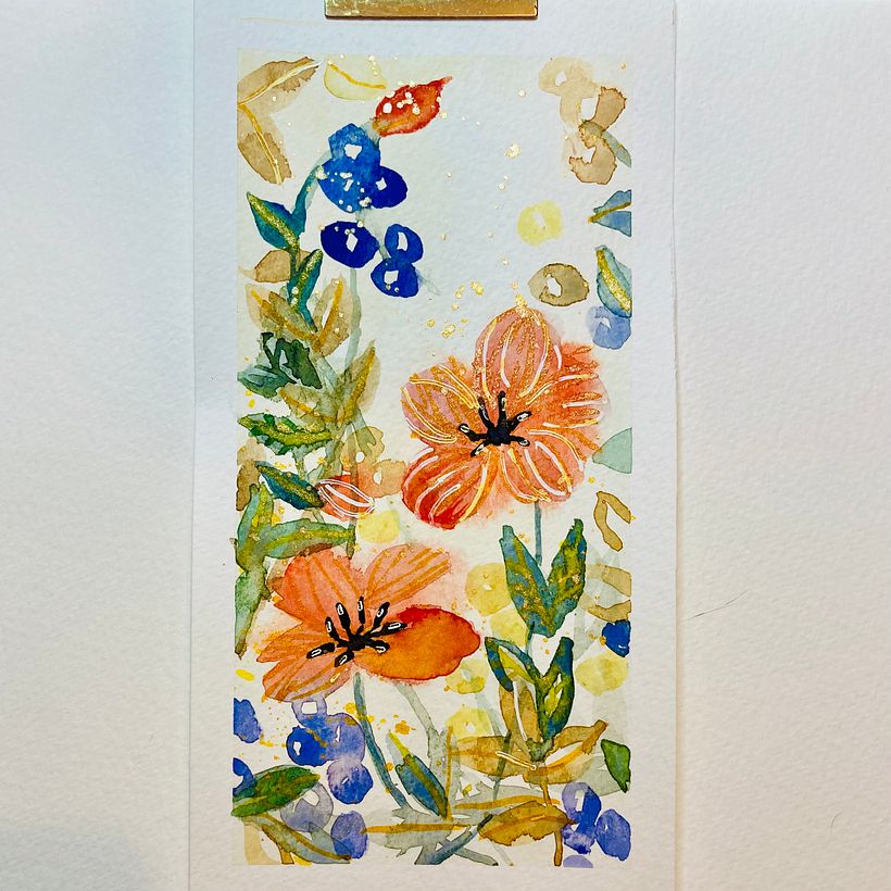 My project for course: Artistic Floral Watercolor: Connect with Nature 4