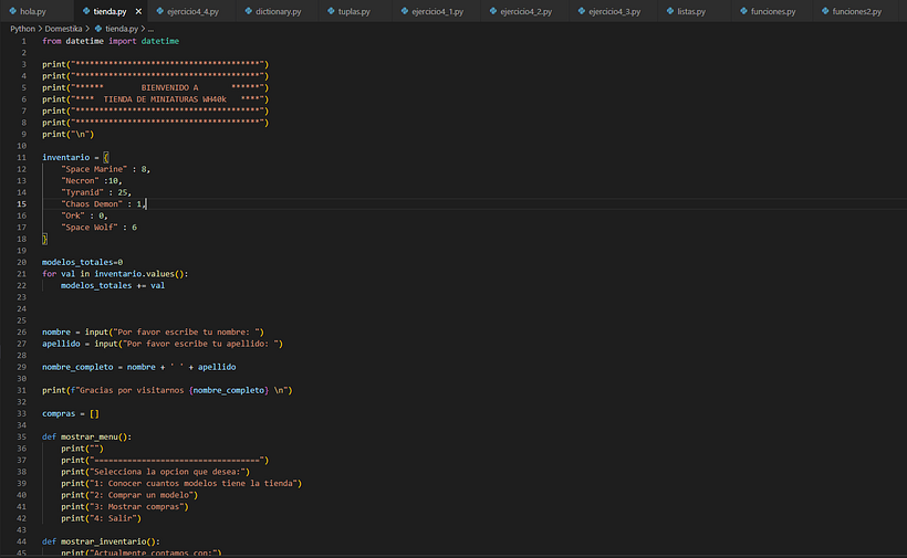 My project for course: Introduction to Python Programming 2