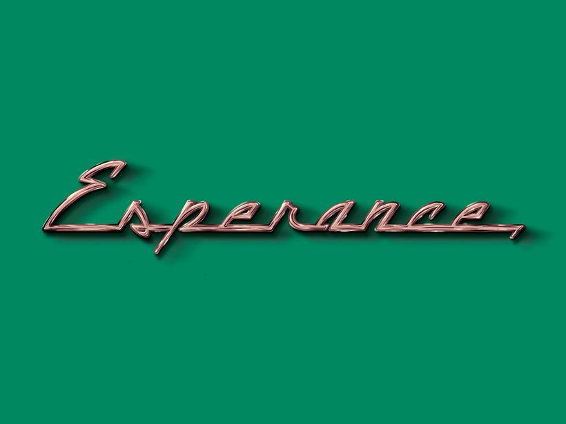 Création de lettres en 3D avec un effet chromé sur Procreate 5