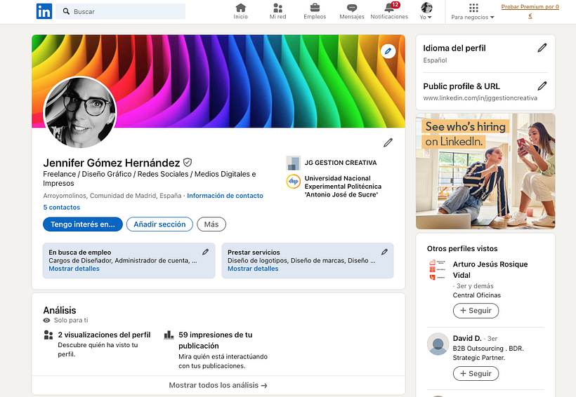 Mi proyecto del curso: LinkedIn: construye tu marca personal 1