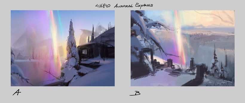 The sketches I submitted